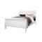 Global Furniture Usa Traditional Glam Crisp White W/ LED Charlie White Full Bed Group With Led 2782 - alternate 5
